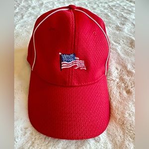 Antigua American Flag Hat Cap  L/XL Motion Hat